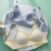 2022 Lenjerie de corp sexy din dantelă fără sudură adunare susținere confortabilă elastică înaltă subțire curea de umăr reglabilă sutien hidratant pentru femei