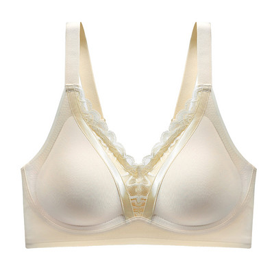 2022 Lenjerie de corp sexy din dantelă fără sudură adunare susținere confortabilă elastică înaltă subțire curea de umăr reglabilă sutien hidratant pentru femei