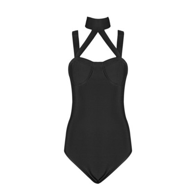 2017 Body sexy cu halter subțire, salopetă elegantă fără mâneci, top pentru petrecere, ținute pentru femei, body cu bandaj