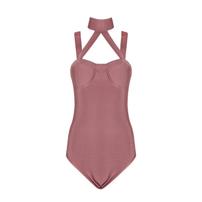 2017 Body sexy cu halter subțire, salopetă elegantă fără mâneci, top pentru petrecere, ținute pentru femei, body cu bandaj