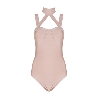 2017 Body sexy cu halter subțire, salopetă elegantă fără mâneci, top pentru petrecere, ținute pentru femei, body cu bandaj