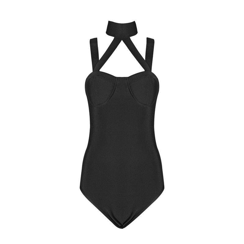 2017 Body sexy cu halter subțire, salopetă elegantă fără mâneci, top pentru petrecere, ținute pentru femei, body cu bandaj