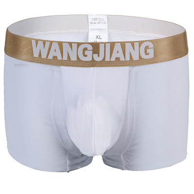 Mehed Ice Silk Bokserid Lühikesed püksid Aluspesu Seksikad bikiinaluspüksid Meeste U kumer kott Meeste aluspüksid