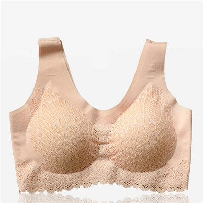 Sutien din latex fără cusături Lenjerie de corp Push Up pentru femei Se adună de răcire Tampă rezistentă la șocuri Intim feminin Confortabil fără cadru