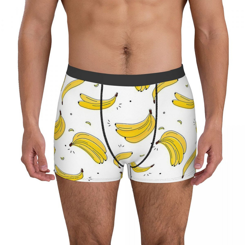 Banana Model Fruct Chiloți Chiloți Homme Lenjerie intimă Pantaloni scurti sexy Boxer