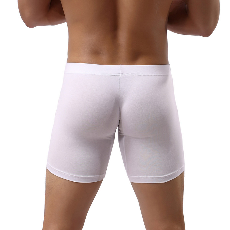 CLEVER-MENMODE Long Leg Boxers Εσώρουχα Ανδρικά βαμβακερά σώβρακα πουγκί πέους Boxershorts Knickers Boxer σορτς