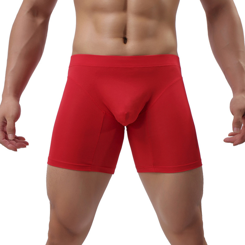 CLEVER-MENMODE Long Leg Boxers Εσώρουχα Ανδρικά βαμβακερά σώβρακα πουγκί πέους Boxershorts Knickers Boxer σορτς