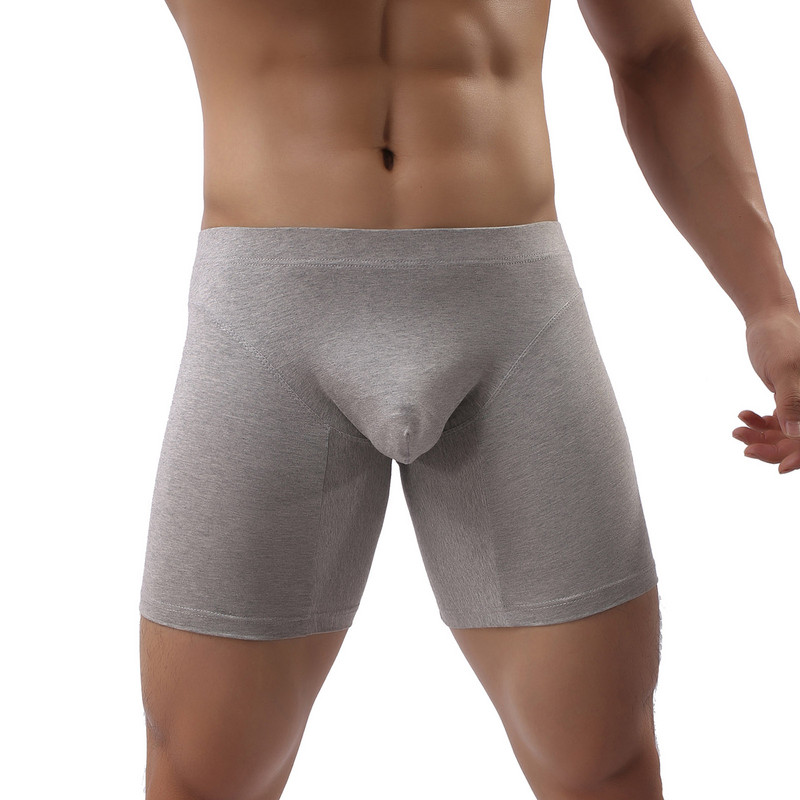 CLEVER-MENMODE Long Leg Boxers Εσώρουχα Ανδρικά βαμβακερά σώβρακα πουγκί πέους Boxershorts Knickers Boxer σορτς