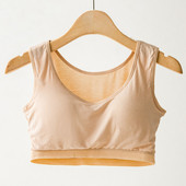 Sanderala Modal Sutiene sexy pentru femei Bralette Plus Size Moale Cupă plină fără fir Confortabilă Lenjerie de zi cu zi pentru femei Lenjerie căptușită