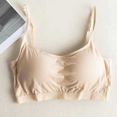 Sanderala Modal Sutiene sexy pentru femei Bralette Plus Size Moale Cupă plină fără fir Confortabilă Lenjerie de zi cu zi pentru femei Lenjerie căptușită
