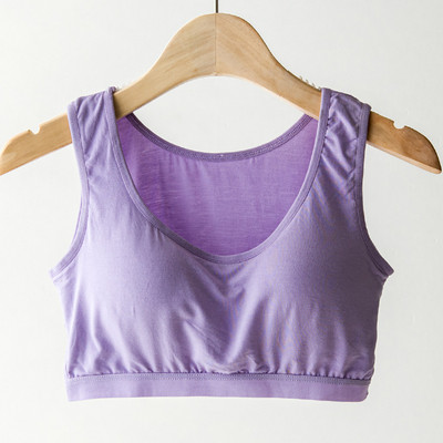 Sanderala Modal Sutiene sexy pentru femei Bralette Plus Size Moale Cupă plină fără fir Confortabilă Lenjerie de zi cu zi pentru femei Lenjerie căptușită