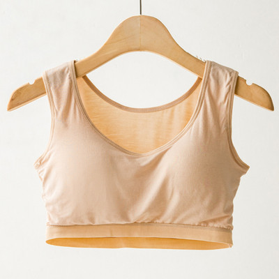 Sanderala Modal Sutiene sexy pentru femei Bralette Plus Size Moale Cupă plină fără fir Confortabilă Lenjerie de zi cu zi pentru femei Lenjerie căptușită