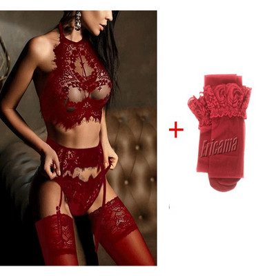 S-3XL pesu Seksikas ja erootiline intiimne rinnahoidja komplektid sukkpüksid, G-stringi komplekt Seksikas läbipaistev pesu, pitsiline avatud rinnahoidja ja püksikute komplektid