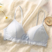 Sutien din dantelă neagră Sutien confortabil fără sârmă 3/4 cupe Bralette pentru femei Lenjerie feminină Sutien push up sexy cu dantelă Sutien 6 culori