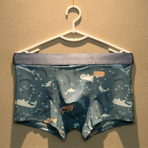 lenjerie de corp pentru bărbați Boxer pentru bărbați din mătase de gheață, fără sudură, design u convex, foarte moale, sexy, kilot, chiloți bărbați cueca boxer homme
