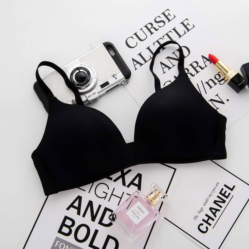 Sanderala seksikas naistepesu naiste aluspesu ühevärviline õmblusteta rinnahoidja mugav magamisrinnahoidja hingav õhuke pehme intiimne