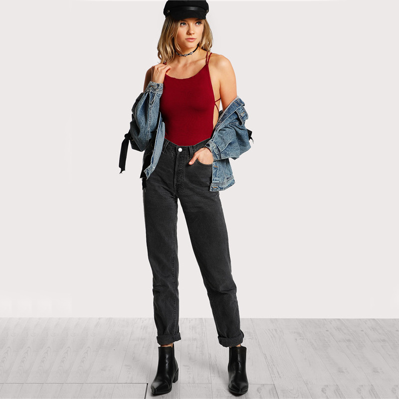 Body cu bretele fără spate Body sexy pentru femei Clubwear Combi de petrecere Cocktail Bandage Salopete fără mâneci Salopetă pentru femeie