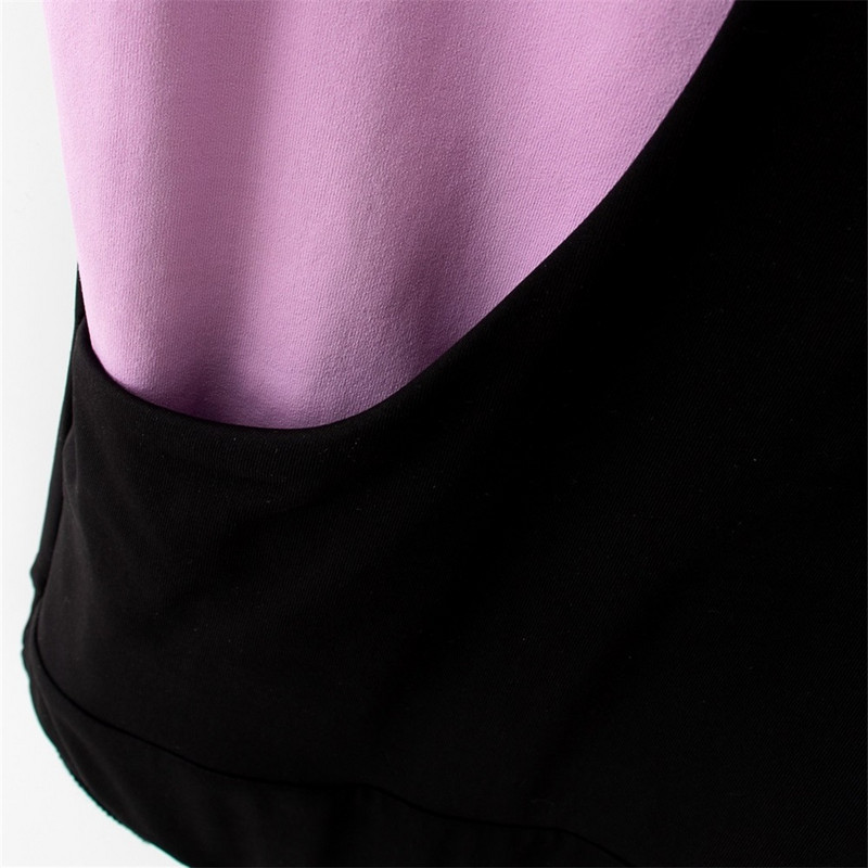 Καλοκαίρι 2020, νέα ρετρό γυναικεία φόρμα με στρογγυλή λαιμόκοψη, αμάνικο μπροστινό ανοιγόμενο στρίφωμα με κούμπωμα, κλειστό colorblock