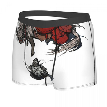 Tarnished And Jockey Horse Man\'s Boxer Briefs Elden Ring Дишащо креативно бельо Шорти с висококачествен печат Идея за подарък