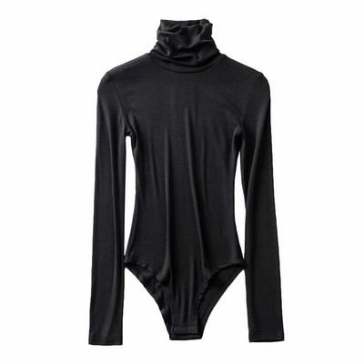 Body cu gât roscat Body body pentru femei Body sexy pentru femei Body cu mânecă lungă Body negru pentru femei casual streetwear