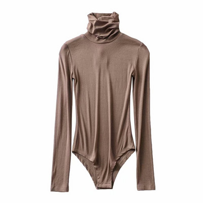 Body cu gât roscat Body body pentru femei Body sexy pentru femei Body cu mânecă lungă Body negru pentru femei casual streetwear