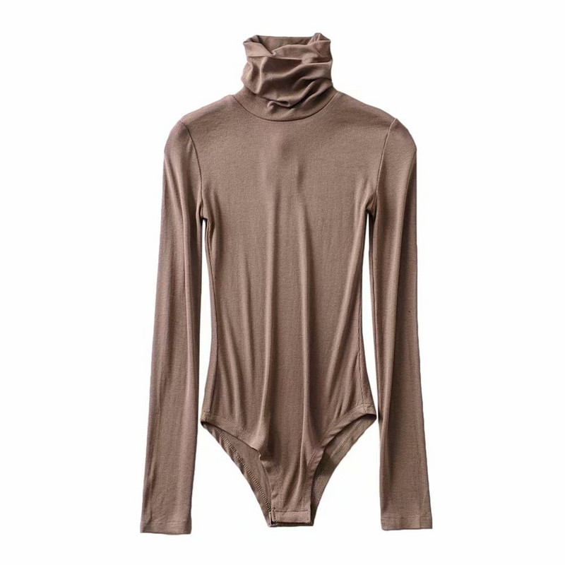 Body cu gât roscat Body body pentru femei Body sexy pentru femei Body cu mânecă lungă Body negru pentru femei casual streetwear