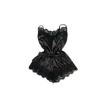 Γυναικείο κοστούμι πιτζάμα Μόδα με λαιμόκοψη V Stretch σατέν Babydoll δαντέλα Σέξι εσώρουχα παπιτζάμες Πιτζάμες Sleep Sleep Sleepwear Sleepwear New