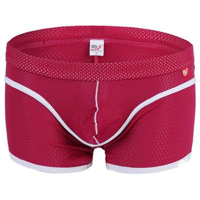 Lenjerie boxer pentru bărbați Cueca Masculina Boxeri din plasă, respirabil, chiloți confortabili Calzoncillo Boxer pentru bărbați Chiloți pentru bărbați