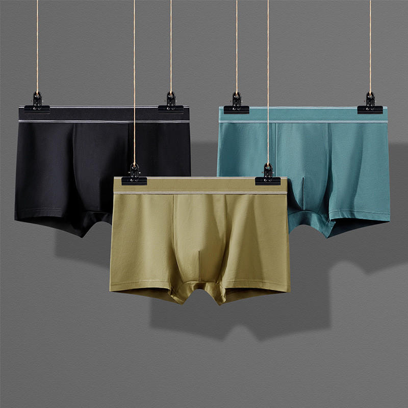 Lenjerie de corp pentru bărbați din bumbac Boxer Modal Homme Boxer pentru bărbați Boxeri de culoare pură Chiloți pentru bărbați Vara 2022