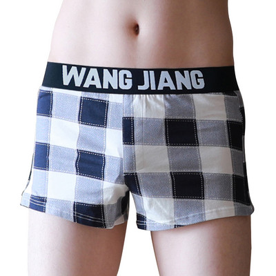 Nouă moda pentru bărbați, pantaloni cu săgeți, boxer, chiloți clasici în carouri pentru bărbați, chiloți largi, respirabili, îmbrăcăminte pentru acasă