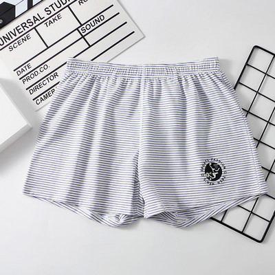 Μόδα Εσώρουχα Καρό Μπόξερ Σορτς Είδη σπιτιού Βαμβακερά σώβρακα Ποιοτικά ριγέ χαλαρά άνετα παντελόνια με βέλη