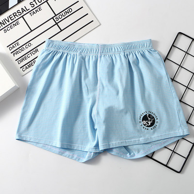 Μόδα Εσώρουχα Καρό Μπόξερ Σορτς Είδη σπιτιού Βαμβακερά σώβρακα Ποιοτικά ριγέ χαλαρά άνετα παντελόνια με βέλη