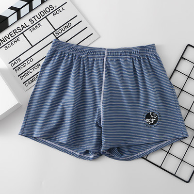 Μόδα Εσώρουχα Καρό Μπόξερ Σορτς Είδη σπιτιού Βαμβακερά σώβρακα Ποιοτικά ριγέ χαλαρά άνετα παντελόνια με βέλη