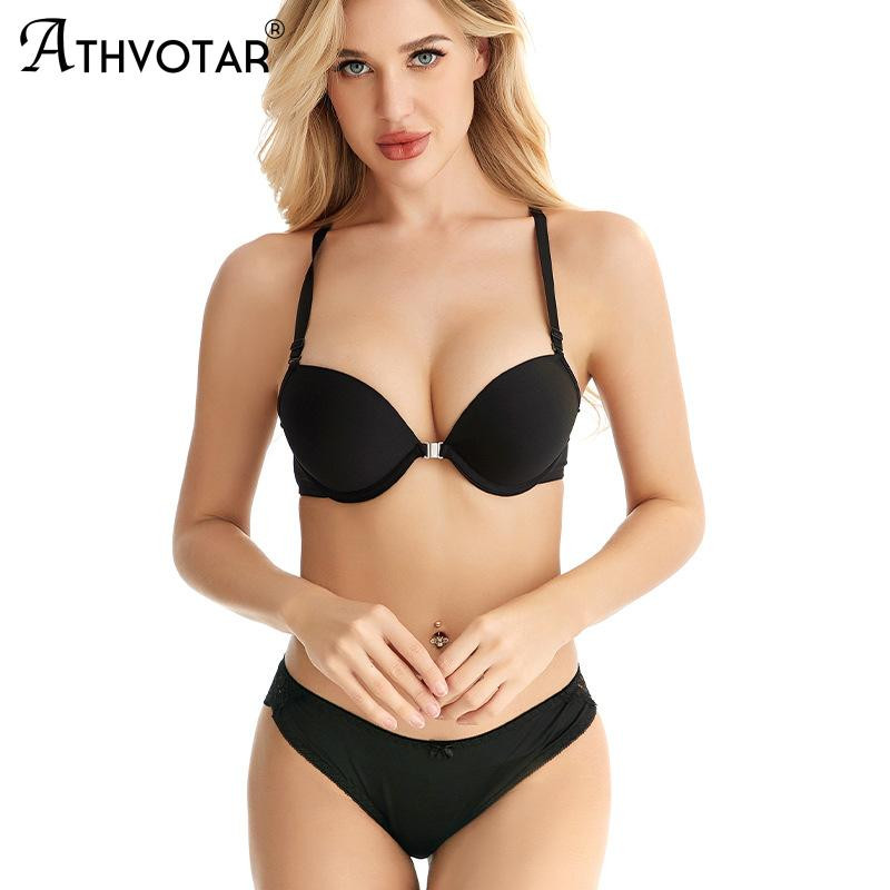 ATHVOTAR Zatvoreni komplet donjeg rublja od čipke s prednje strane/2 KOM Ženski grudnjak Leptir bežični podstavljeni grudnjak odijelo za donje gaće 2022.