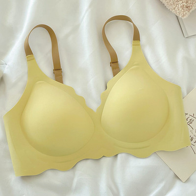 Ženski grudnjak Novi tanki grudnjaci kontrastnih boja Bešavni sportski Push Up grudnjak bez žica Push up grudnjak u obliku slova U Prekrasna leđa protiv opuštanja
