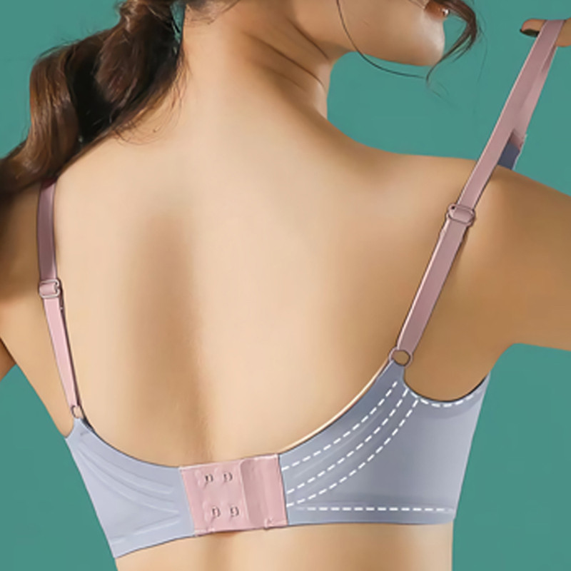 Ženski grudnjak Novi tanki grudnjaci kontrastnih boja Bešavni sportski Push Up grudnjak bez žica Push up grudnjak u obliku slova U Prekrasna leđa protiv opuštanja