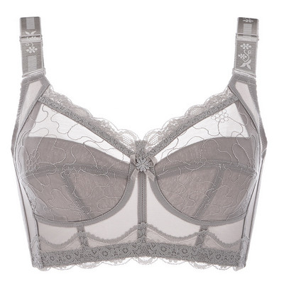 Sanderala σέξι γυναικεία δαντέλα σουτιέν Κέντημα Bralette Plus Size Ασύρματο Άνετο Γυναικείο Καθημερινό Φιόγκο Εσώρουχα με επένδυση