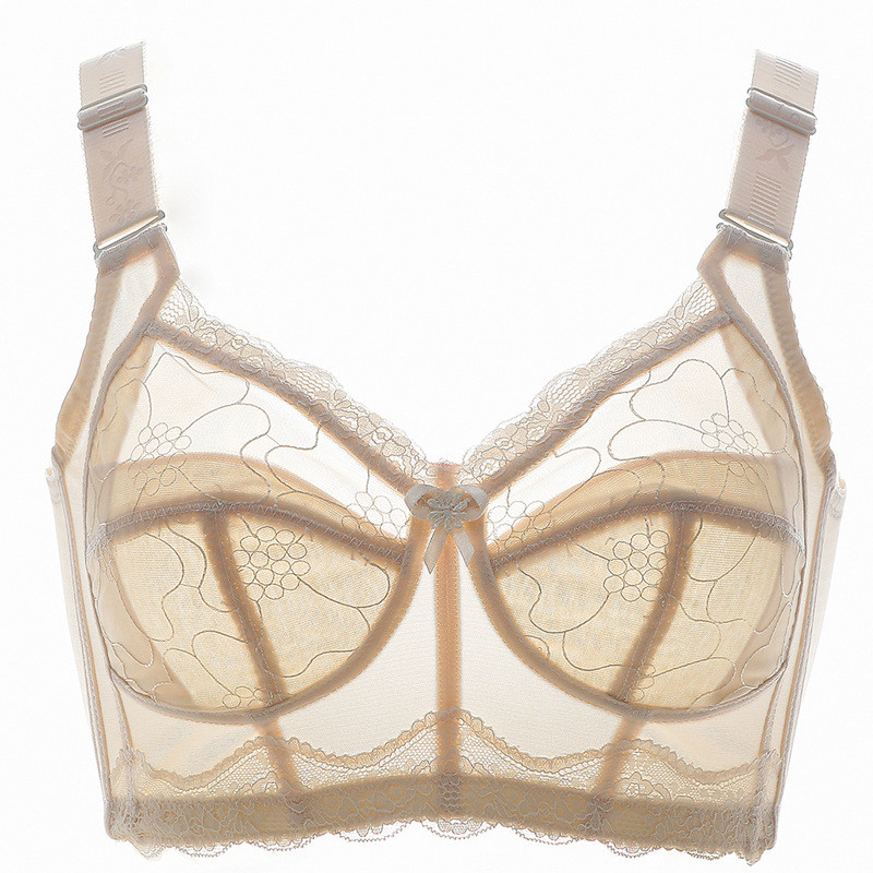 Sanderala σέξι γυναικεία δαντέλα σουτιέν Κέντημα Bralette Plus Size Ασύρματο Άνετο Γυναικείο Καθημερινό Φιόγκο Εσώρουχα με επένδυση