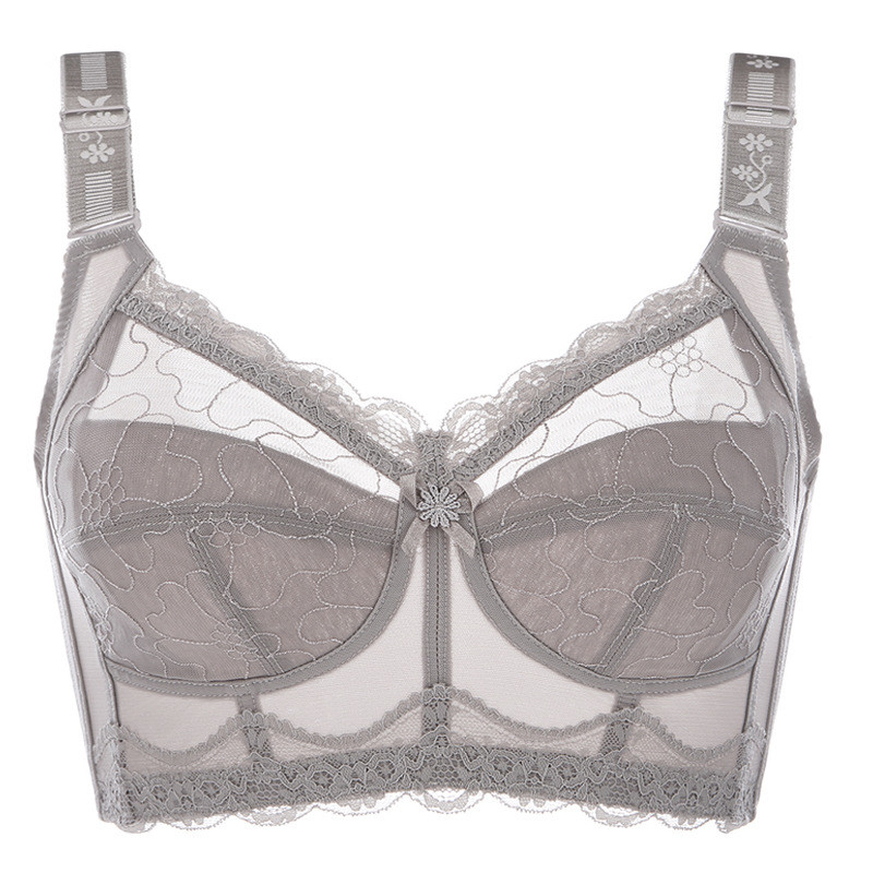 Sanderala σέξι γυναικεία δαντέλα σουτιέν Κέντημα Bralette Plus Size Ασύρματο Άνετο Γυναικείο Καθημερινό Φιόγκο Εσώρουχα με επένδυση
