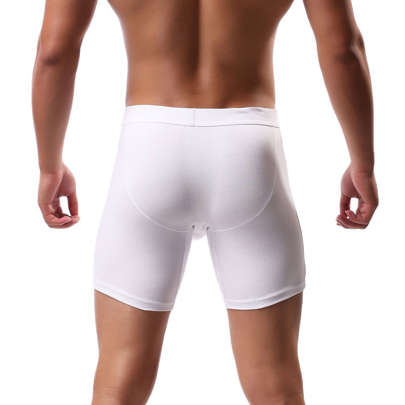 Εσώρουχα CLEVER-MENMODE Ανδρικά μποξεράκια Μακριά σορτς σέξι βαμβακερά σώβρακα εσώρουχα πουγκί εσώρουχα Μπόξερσορτ Knickers hombre