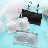 Sutien din bumbac pentru femei Sutien cu top pentru femei Lenjerie intimă cu bretele pentru femei