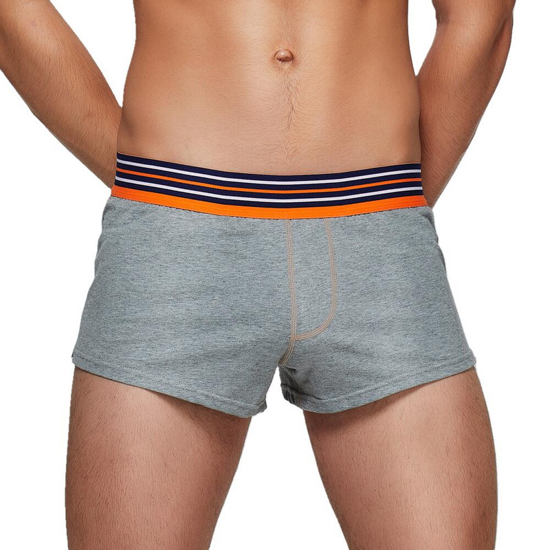 SEOBEAN Lenjerie de corp Boxer pentru bărbați Pantaloni largi de acasă Pantaloni scurți Chiloți din bumbac Home Lounge Penis Husă Boxeri pentru bărbați