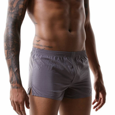 Muške široke bokserice donje rublje muške gaćice muške udobne tkane bokserice prozračne vrećaste ležerne kućne odjeće muške donje gaće za spavanje