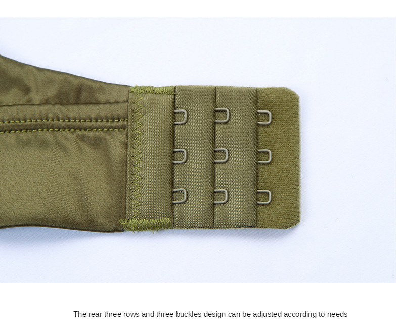 Ženski grudnjak od svilenog satena Mulberry, bežični seksi grudnjak s trokutastim košaricama i uklonjivim jastučićem za prsa, prozračna narukvica s push upom veće veličine