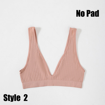 Qisin sieviešu bezšuvju sporta apgriešanas tops Sexy krūštura sieviešu topi ar caurulīti Deep V Sexy sieviešu apakšveļa Bralette bez piedurknēm Camis Bandeau
