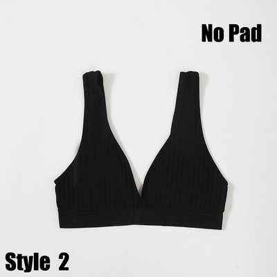 Qisin sieviešu bezšuvju sporta apgriešanas tops Sexy krūštura sieviešu topi ar caurulīti Deep V Sexy sieviešu apakšveļa Bralette bez piedurknēm Camis Bandeau