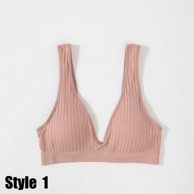 Qisin sieviešu bezšuvju sporta apgriešanas tops Sexy krūštura sieviešu topi ar caurulīti Deep V Sexy sieviešu apakšveļa Bralette bez piedurknēm Camis Bandeau