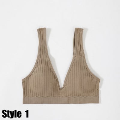 Qisin sieviešu bezšuvju sporta apgriešanas tops Sexy krūštura sieviešu topi ar caurulīti Deep V Sexy sieviešu apakšveļa Bralette bez piedurknēm Camis Bandeau