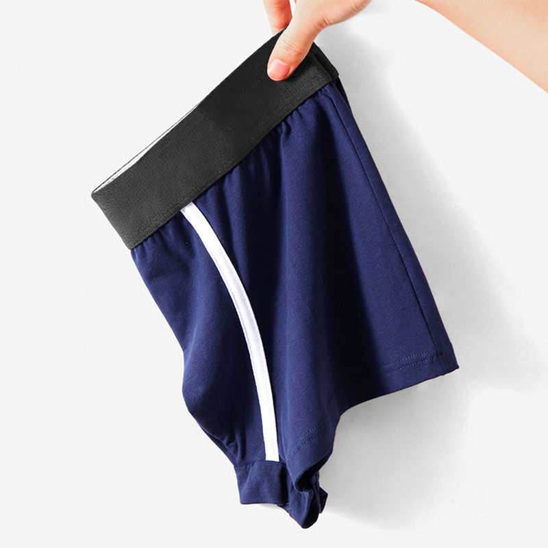 Lenjerie pentru bărbați Lenjerie sexy pentru băieți Slip boxer Bumbac Husă respirabilă Chiloți Lenjerie Pantaloni scurți Slip Chiloți Calzoncillo