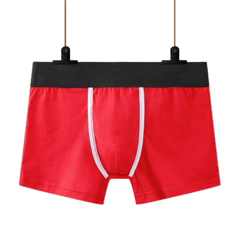 Lenjerie pentru bărbați Lenjerie sexy pentru băieți Slip boxer Bumbac Husă respirabilă Chiloți Lenjerie Pantaloni scurți Slip Chiloți Calzoncillo